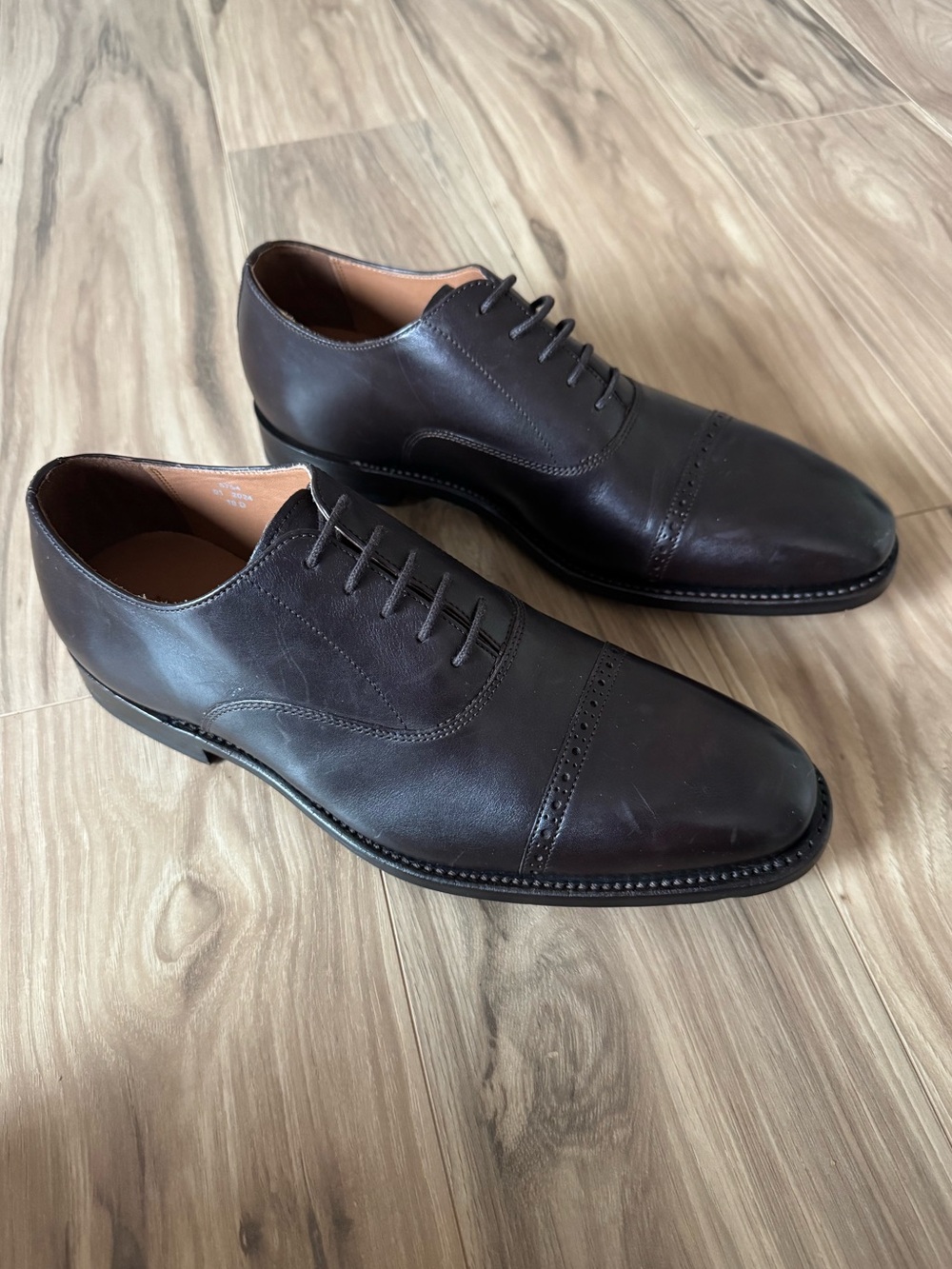 Allen Edmonds Brady Cap Toe Oxford in Chestnut